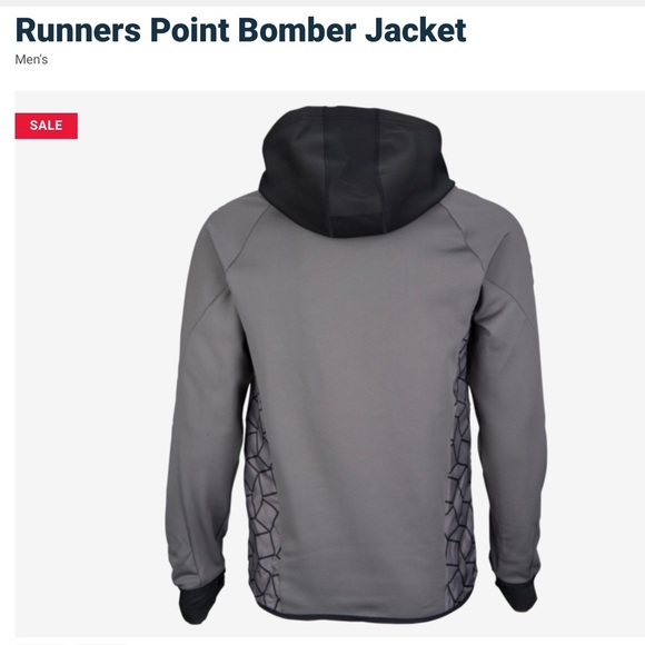 ⬇️ Men Runners Point Bomber Jacket NEW NO TAGS👞 - Picture 5 of 8